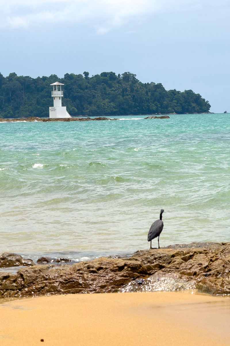 Lighthouse in the bay of Khao Lak