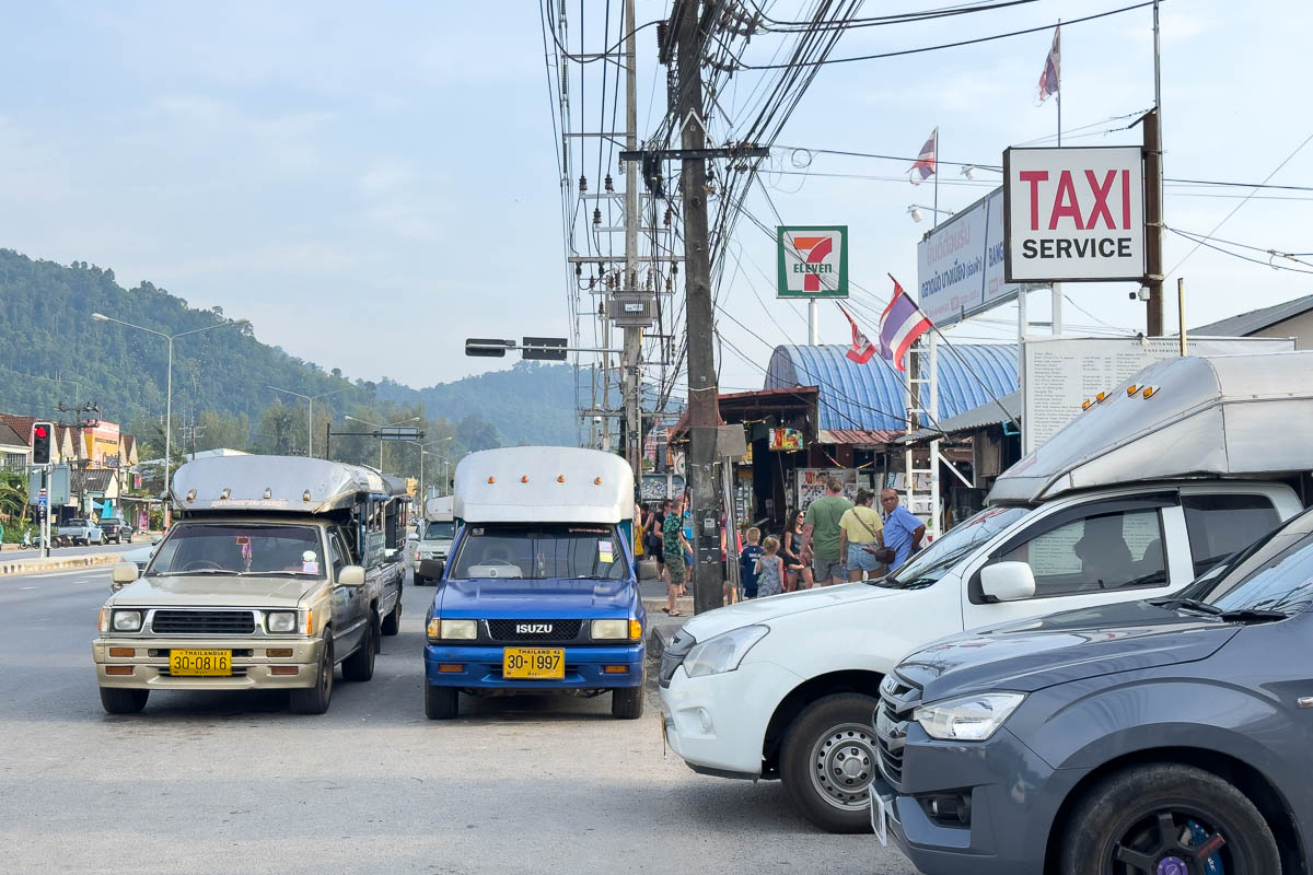 Khao Lak taxi stand