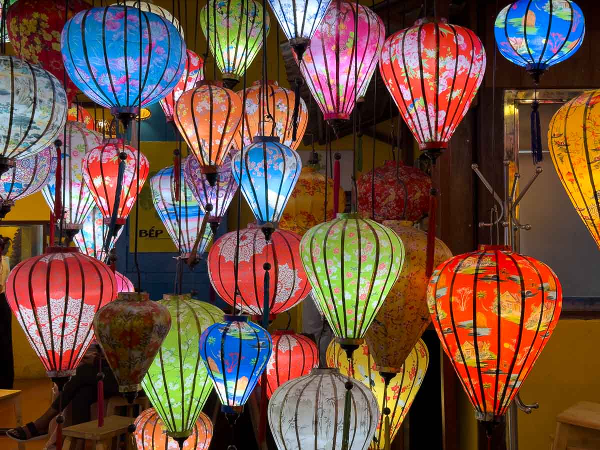 Lanterns in Da Nang, Vietnam