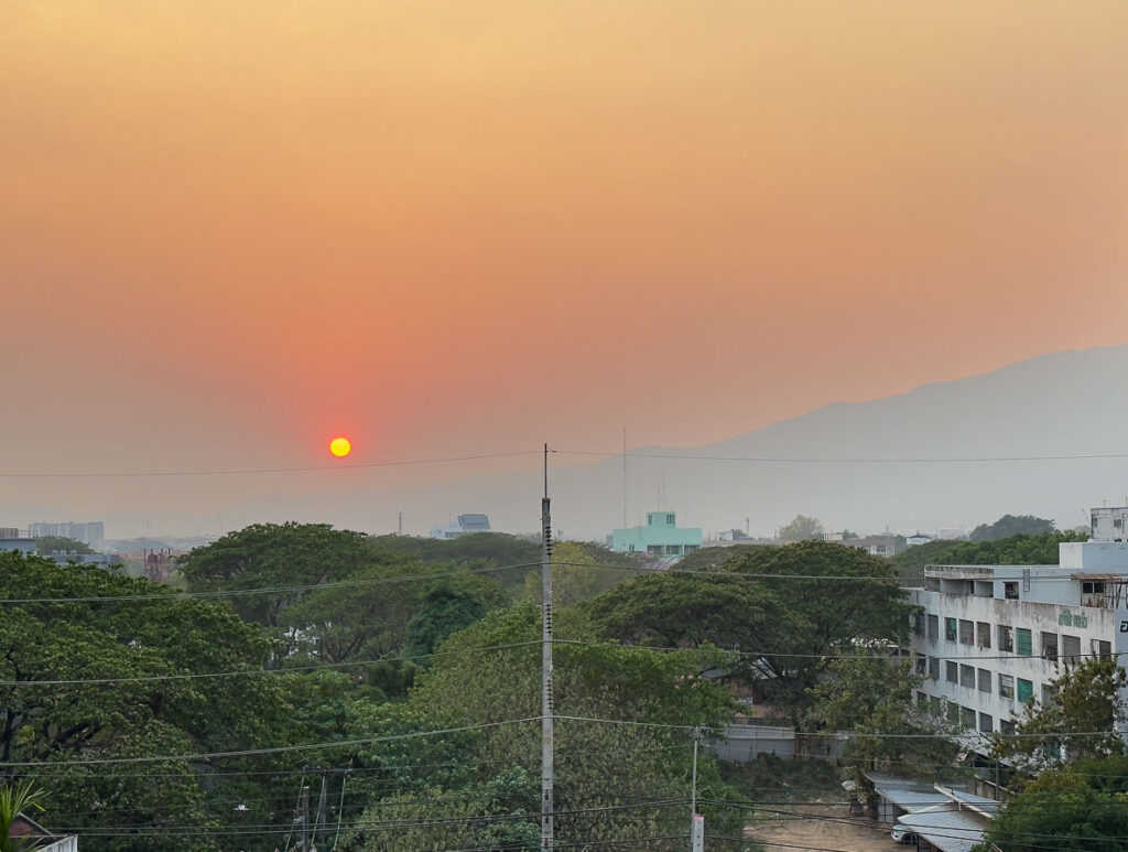 Chiang Mai during fire season