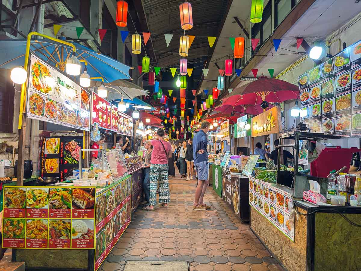 Night market in Chiang Mai, Thailand