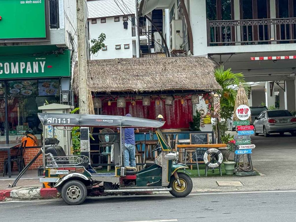 Tuk Tuk in Chiang Mai Thailand.