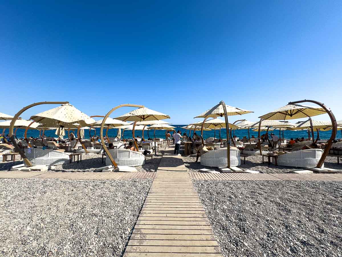 Kalypso Beach Club beach beds