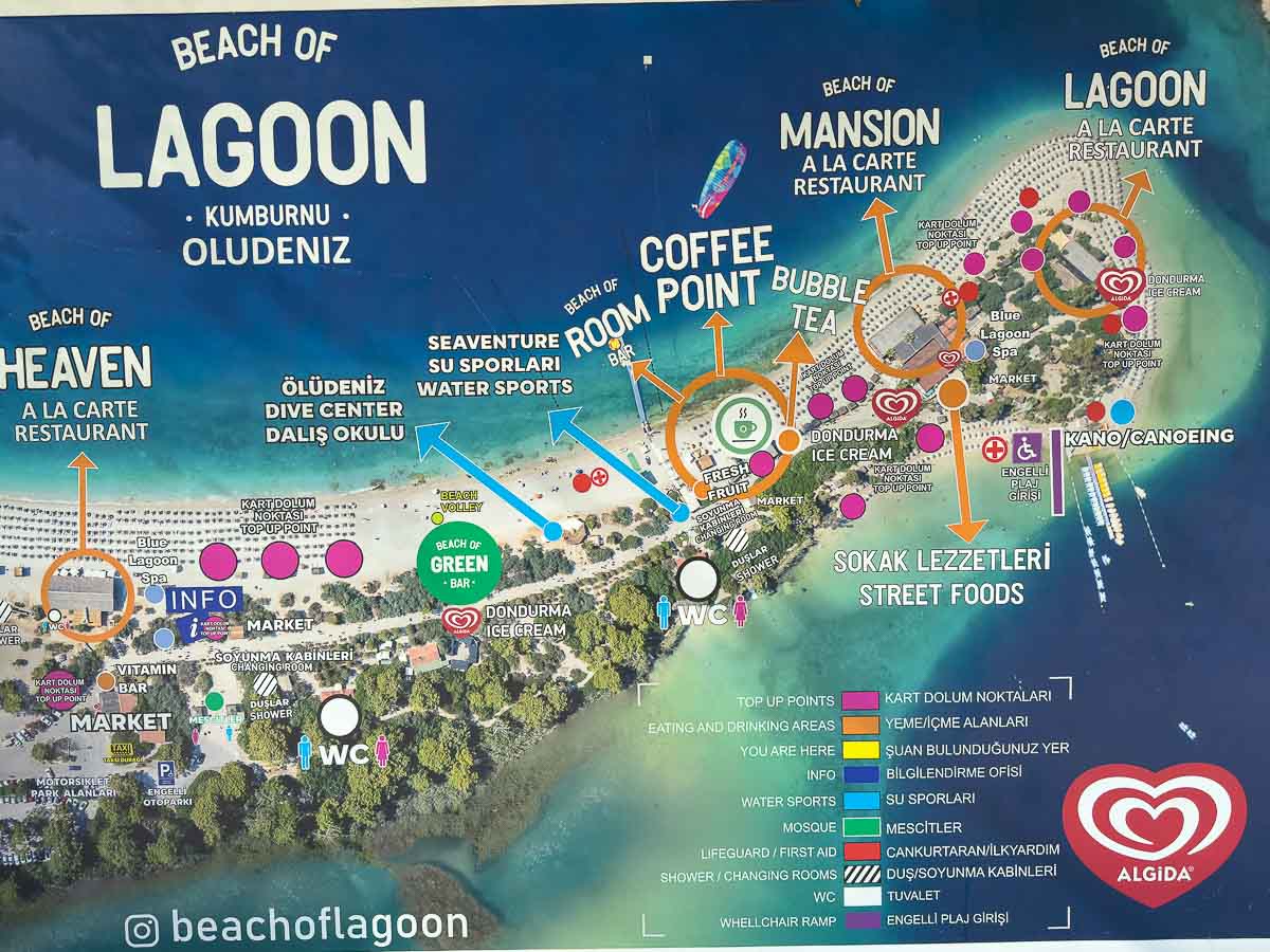Blue Lagoon Map.