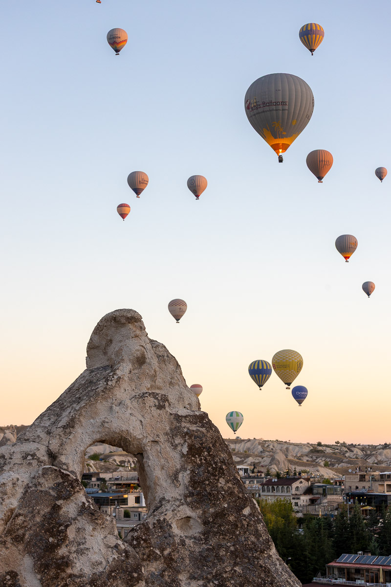 Sunrise Cappadocia hot air balloons.