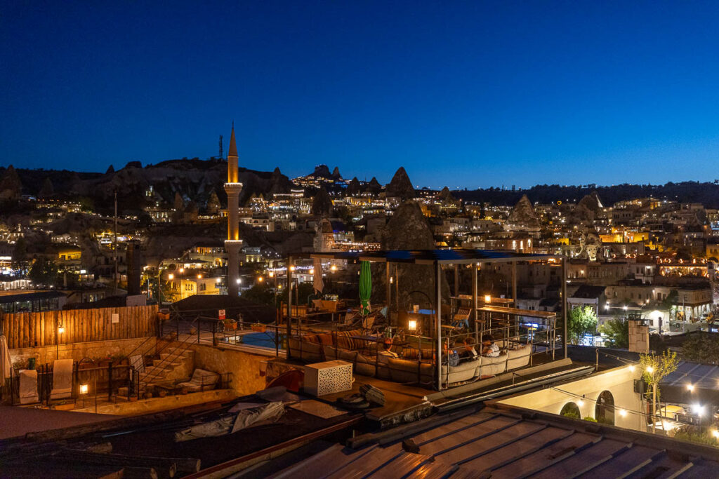 cappadocia at night.