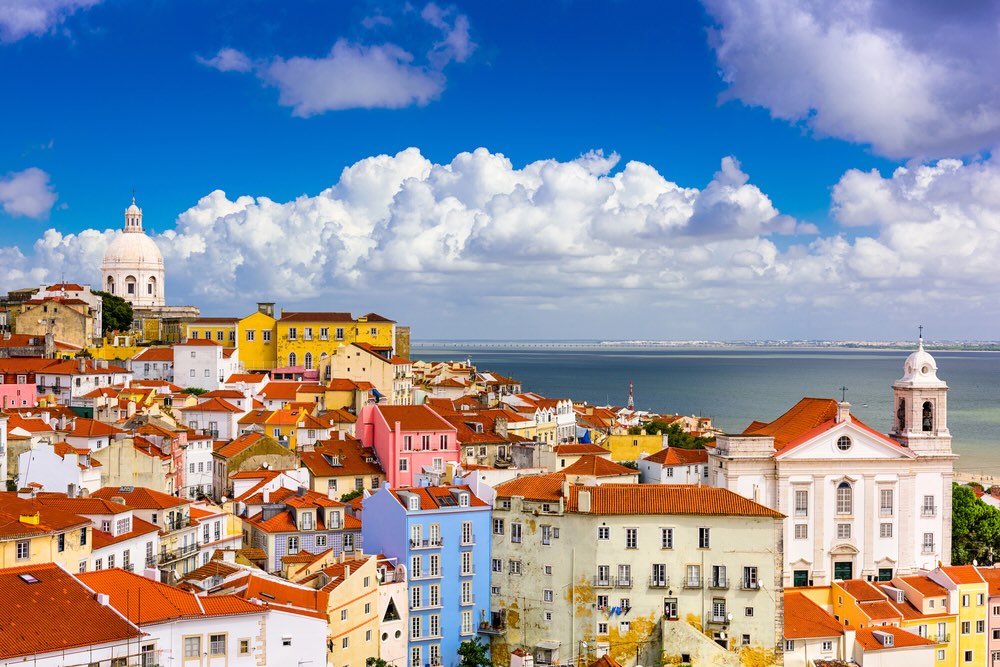 Lisbon Portugal viewpoint.