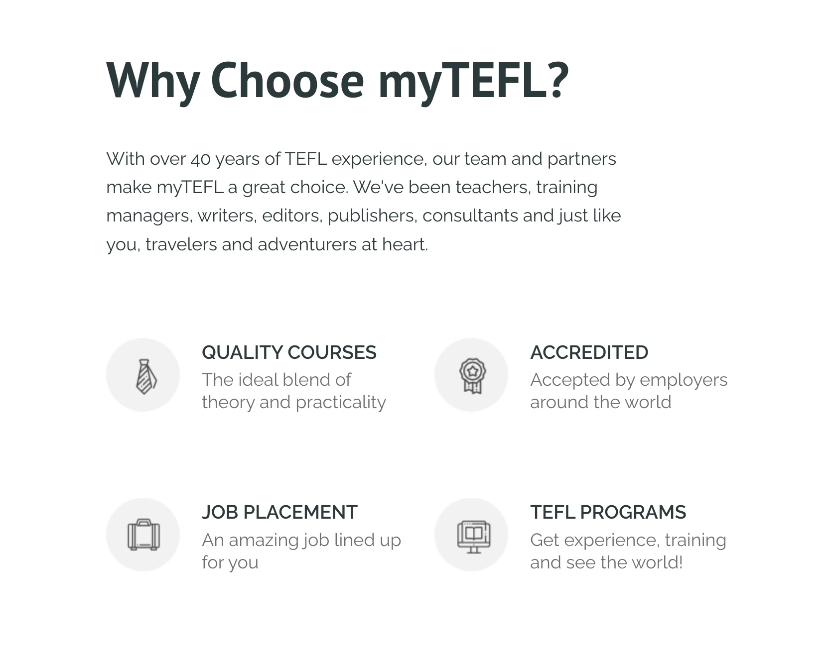 Why choose mytefl?