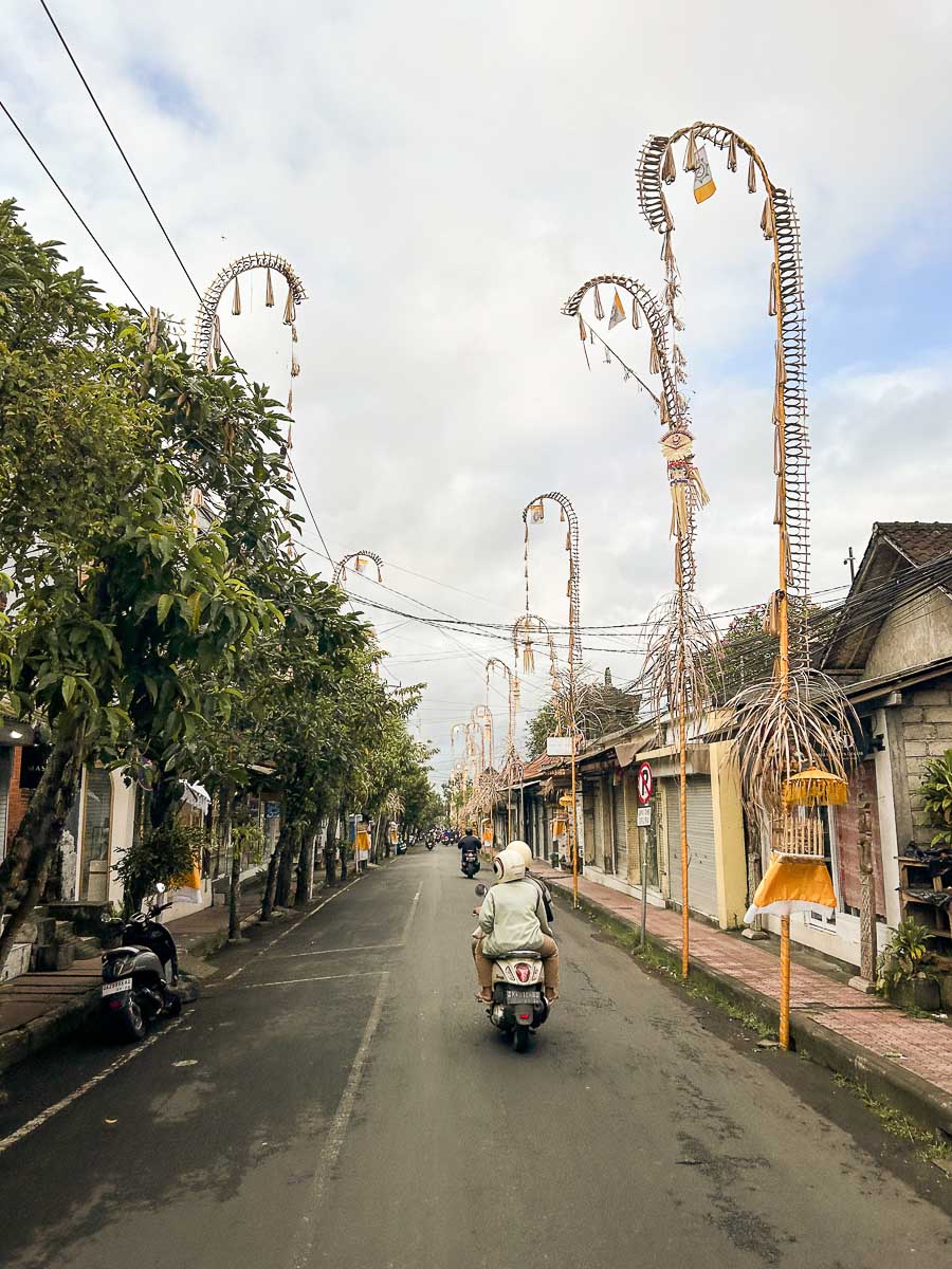 road in Ubud