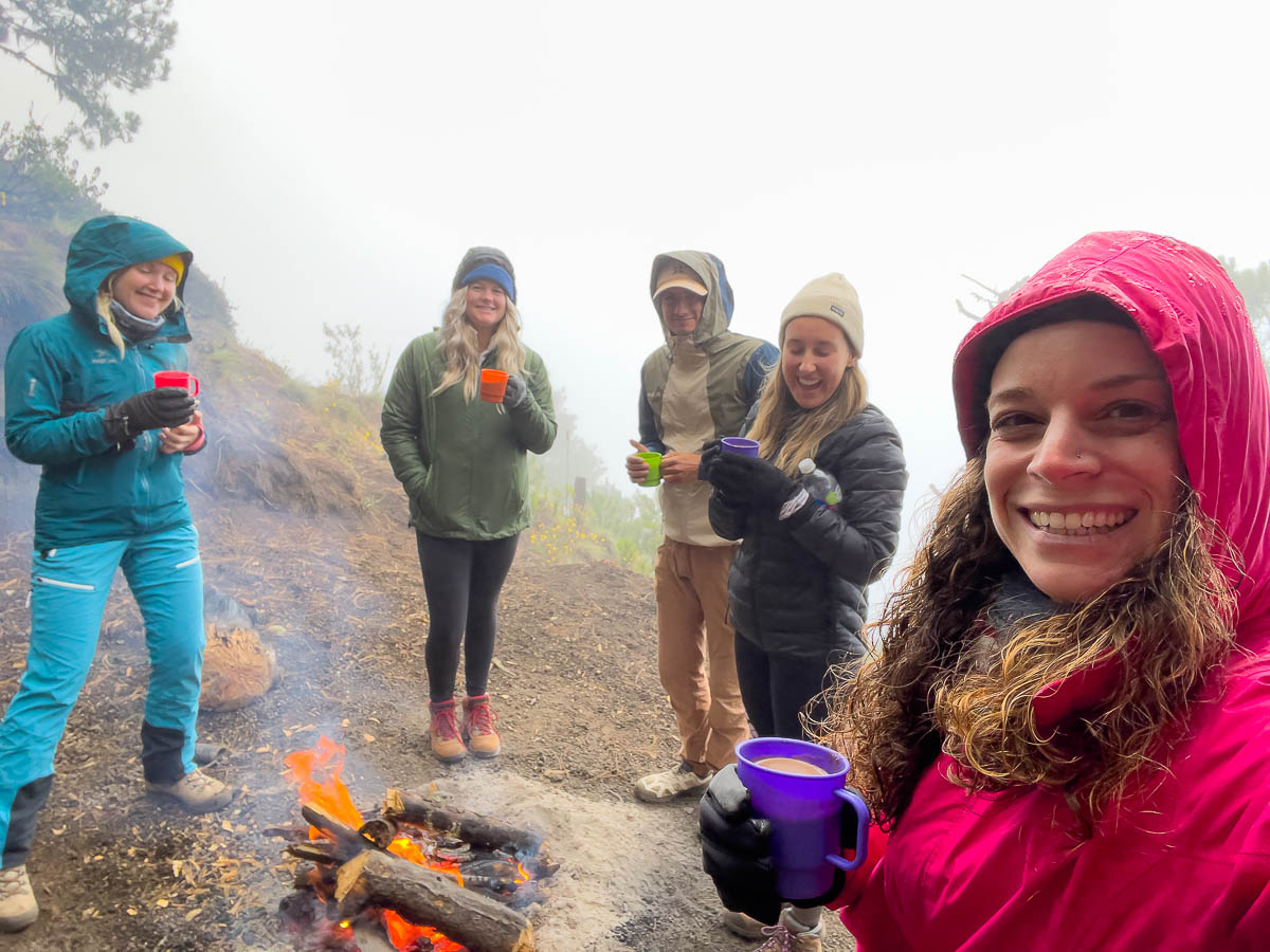 Group at Acatenango.