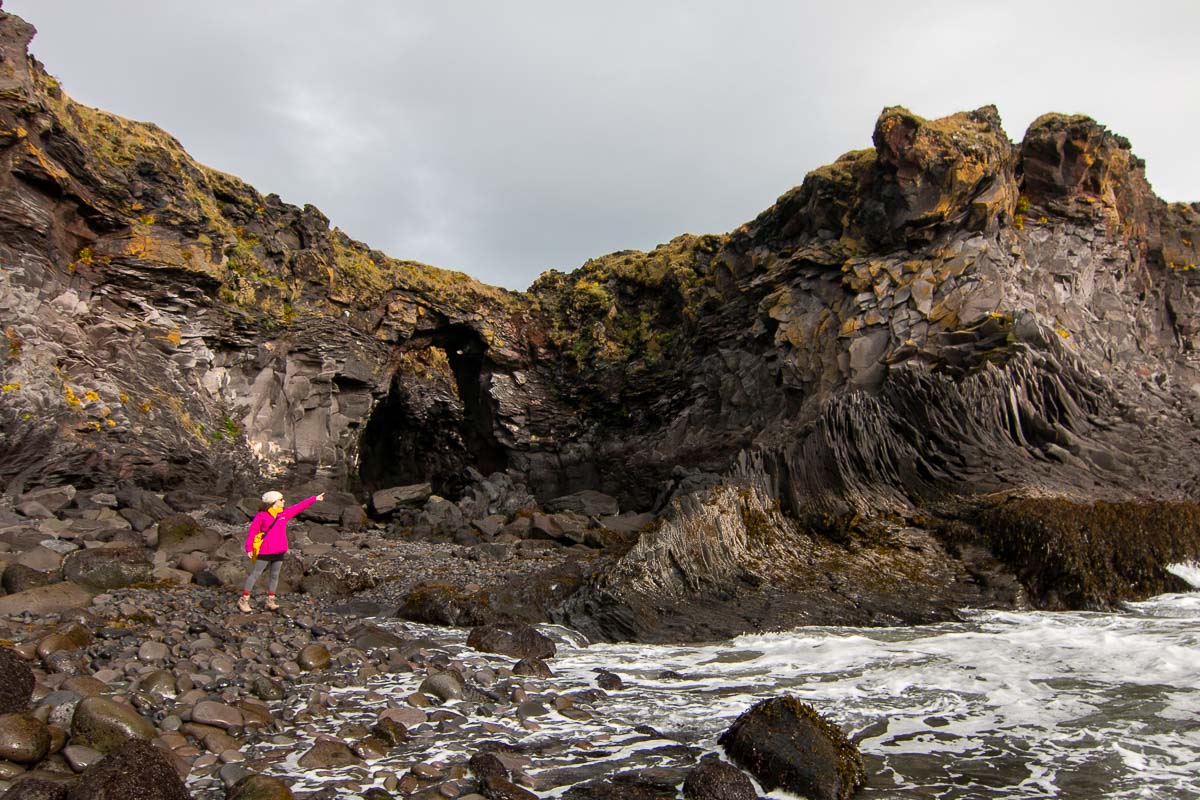 Hellnar rock formations