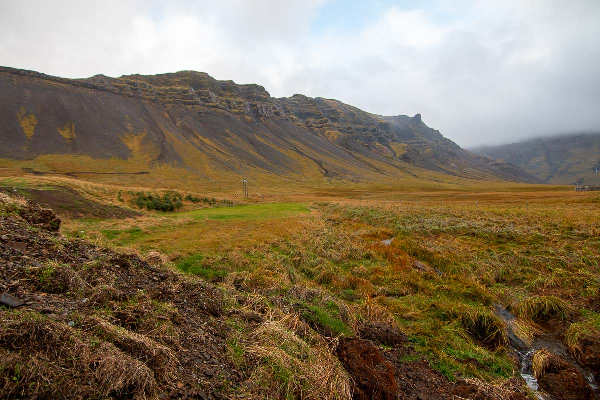 September landscape around Snaefellsnes.