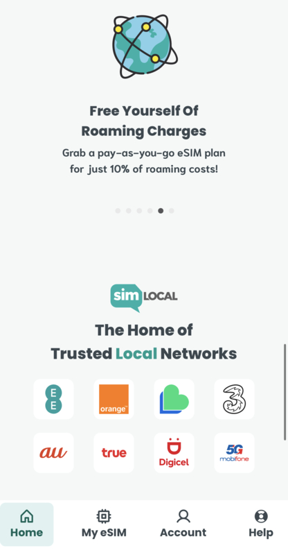 simlocal no roaming