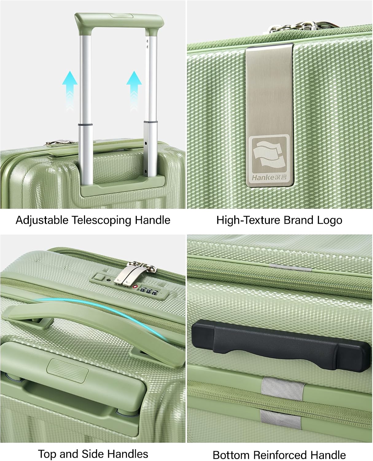 Hanke luggage features