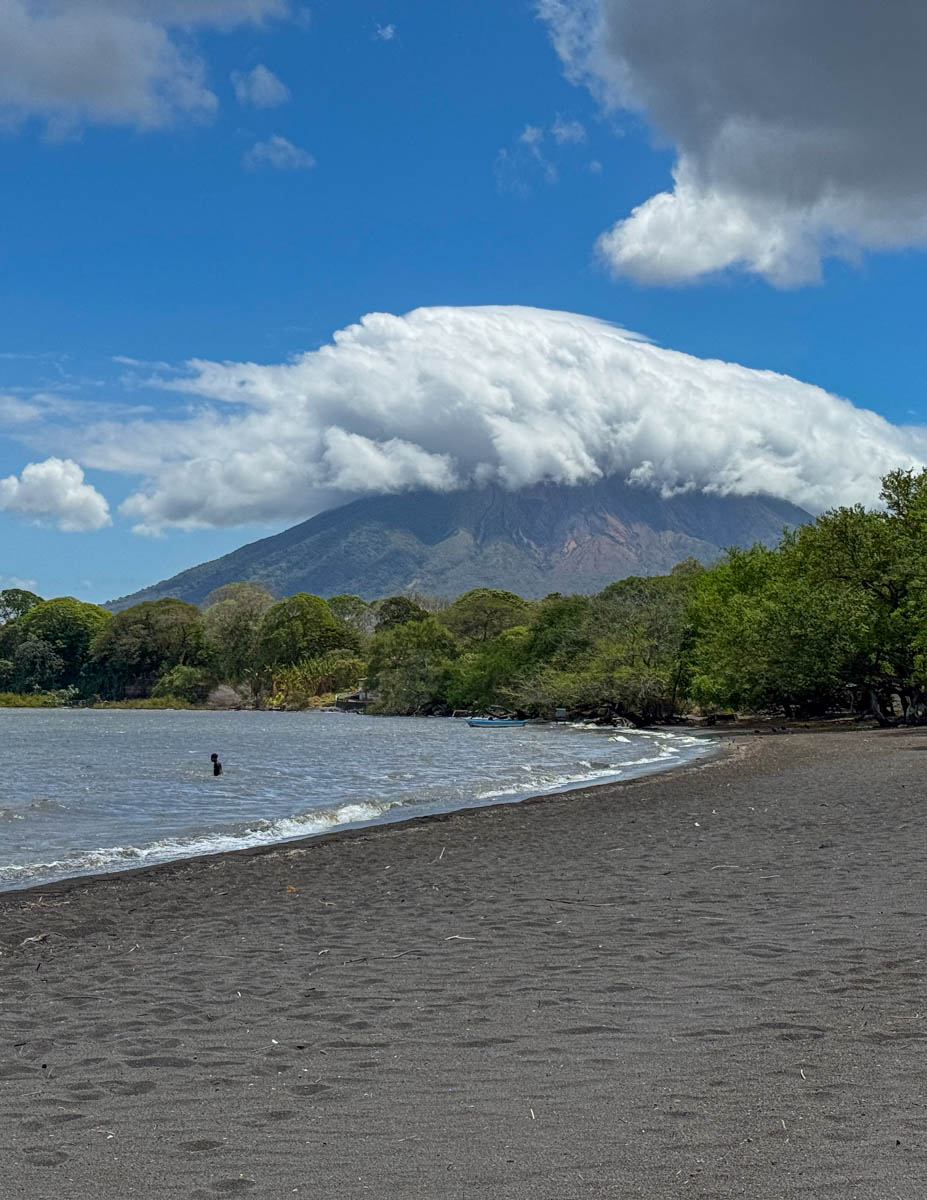Concepción Volcano view from Punta Jesús María, Ometepe