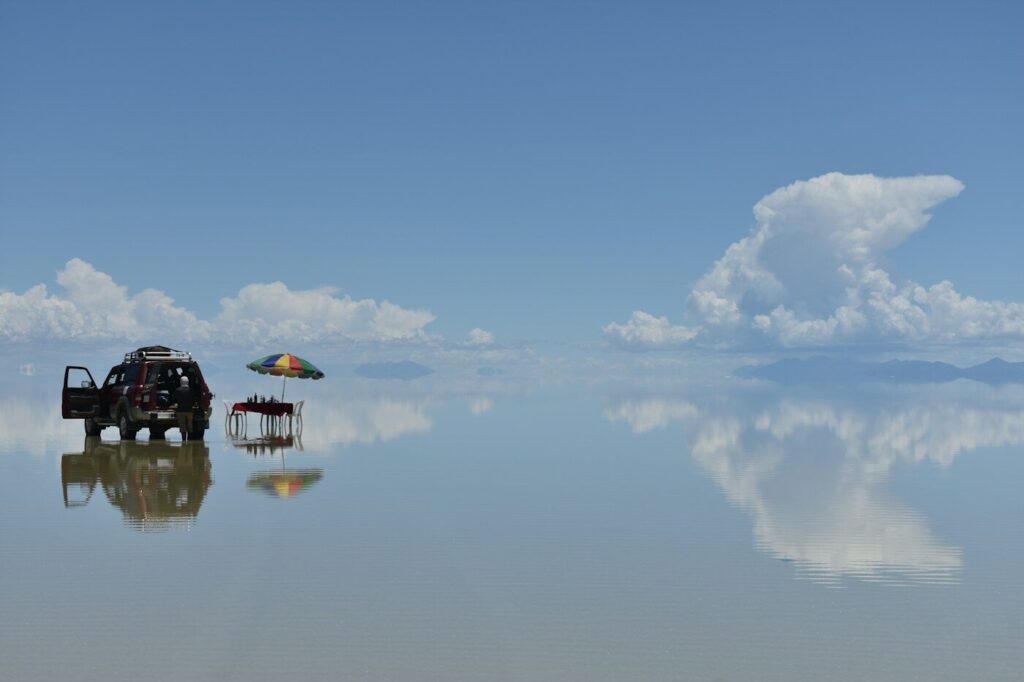 a couple of boats on water