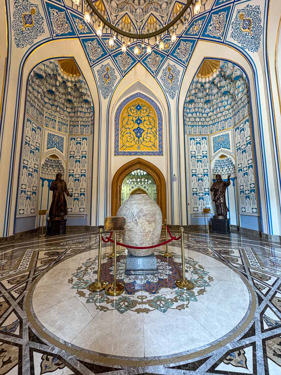 Entrance gate of Khujand Fortress, Tajikistan