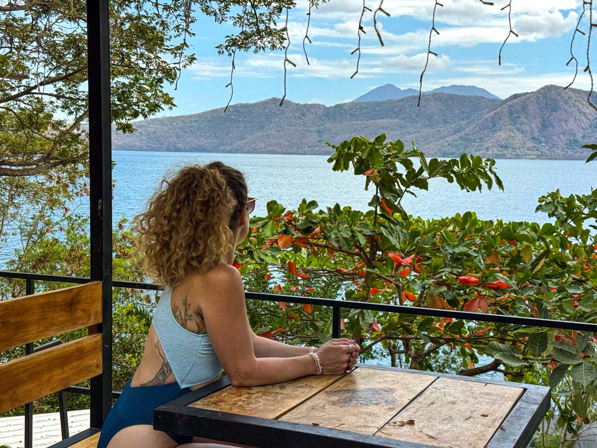 Nina at Lake Apoyo, Nicaragua