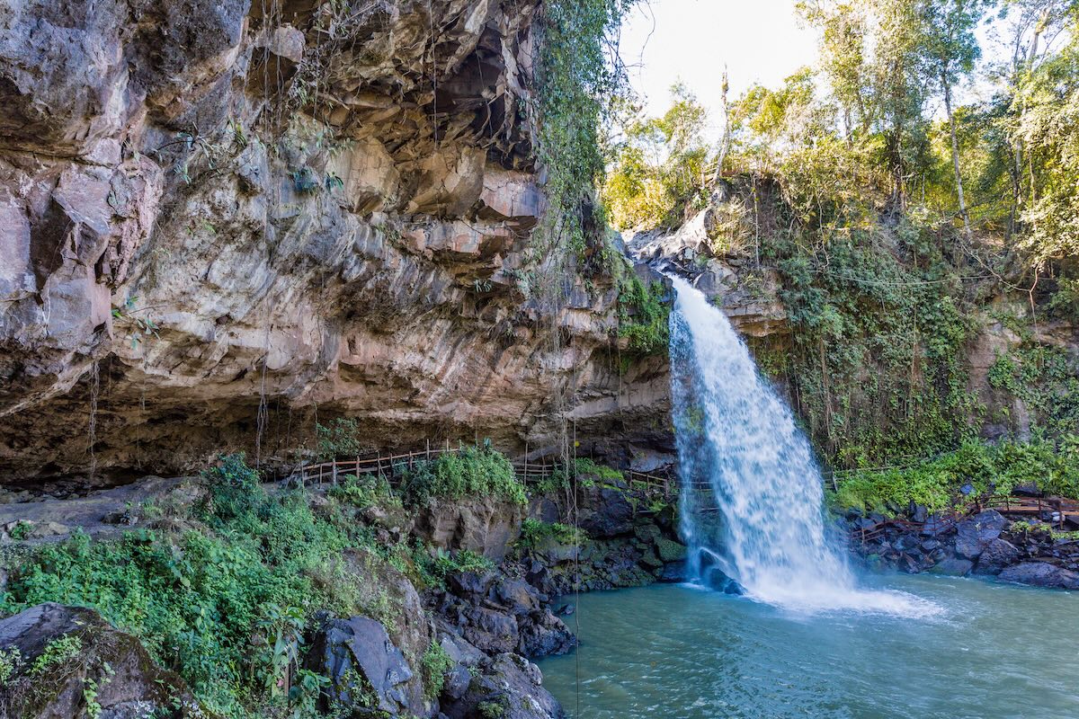 Cascada Blanca waterfall near Matagalpa, Nicaragua