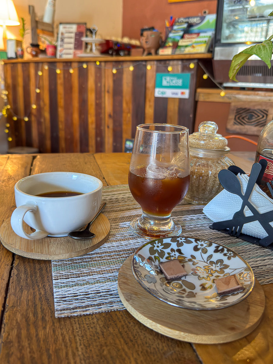 Cozy coffee shop in San Juan del Sur, Nicaragua